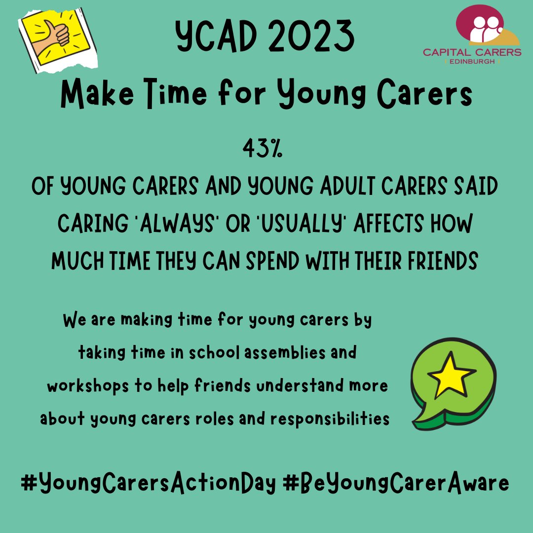 Today is #YoungCarersActionDay, what are you doing to Make Time for Young Carers where you are? Let us know <a href="/carers_team/">Capital Carers</a> #beyoungcareraware