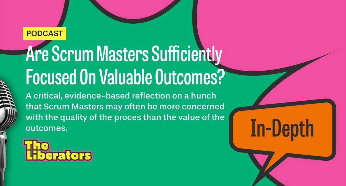 Are Scrum Masters perhaps too focused on the process, and too little on whether or not that process actually delivers valuable outcomes? In this podcast, we take a look at the science and other surprising data-based insights: bit.ly/3QZRtvf