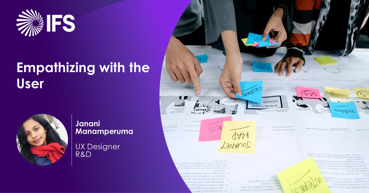 ifs's tweet photo. Have you ever faced any difficulty understanding your user’s expectations and pain points? Janani, our User Experience Designers shows the footsteps you can follow to become an expert. 

Read more: 
https://t.co/n8iSY0CGoQ

#IFSBlog #Technology #UserExperience #MakeYourMoment https://t.co/AcTIMysNkx