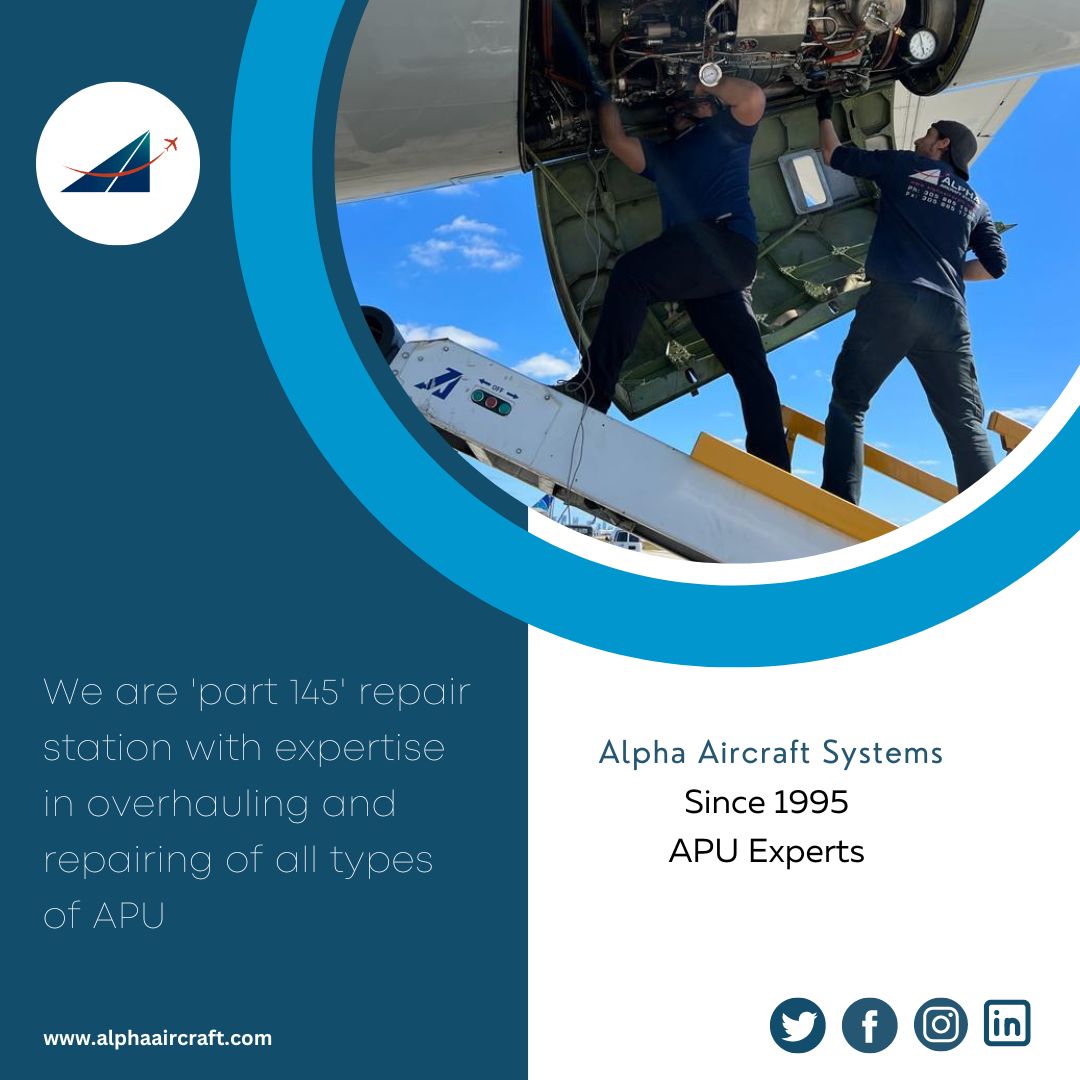AlphaAircraft's tweet photo. Bringing power back to the skies! βοΈ
Our expert repair station specializes in overhauling and repairing all types of APU to ensure your aircraft is always ready for takeoff.
Trust us to keep your planes running smoothly and safely.
#alphaaircraftsystems #aviation #APUexpert https://t.co/356JerlFbv