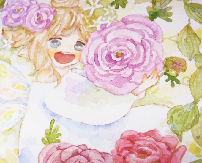 #三億アカウントの中から私を発掘してくださいしてくださると嬉しいです!たくさんお花描きたいですっ! 