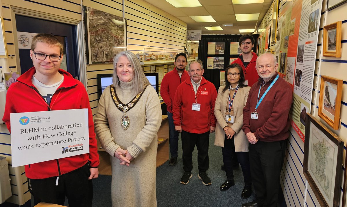HOW_College's tweet photo. Our Computing &amp; Digital Media Students have been helping the Redditch Local History Museum to archive the exhibits and any new items donated. They have also been helping the volunteers with any IT issues and producing posters and leaflets to help fundraising events! 🙌🖥️ https://t.co/AUhKLA9IP0