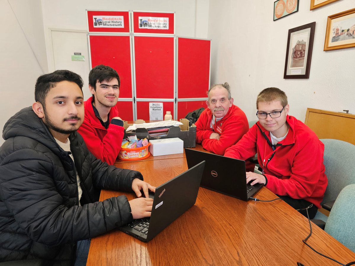 HOW_College's tweet photo. Our Computing &amp; Digital Media Students have been helping the Redditch Local History Museum to archive the exhibits and any new items donated. They have also been helping the volunteers with any IT issues and producing posters and leaflets to help fundraising events! 🙌🖥️ https://t.co/AUhKLA9IP0
