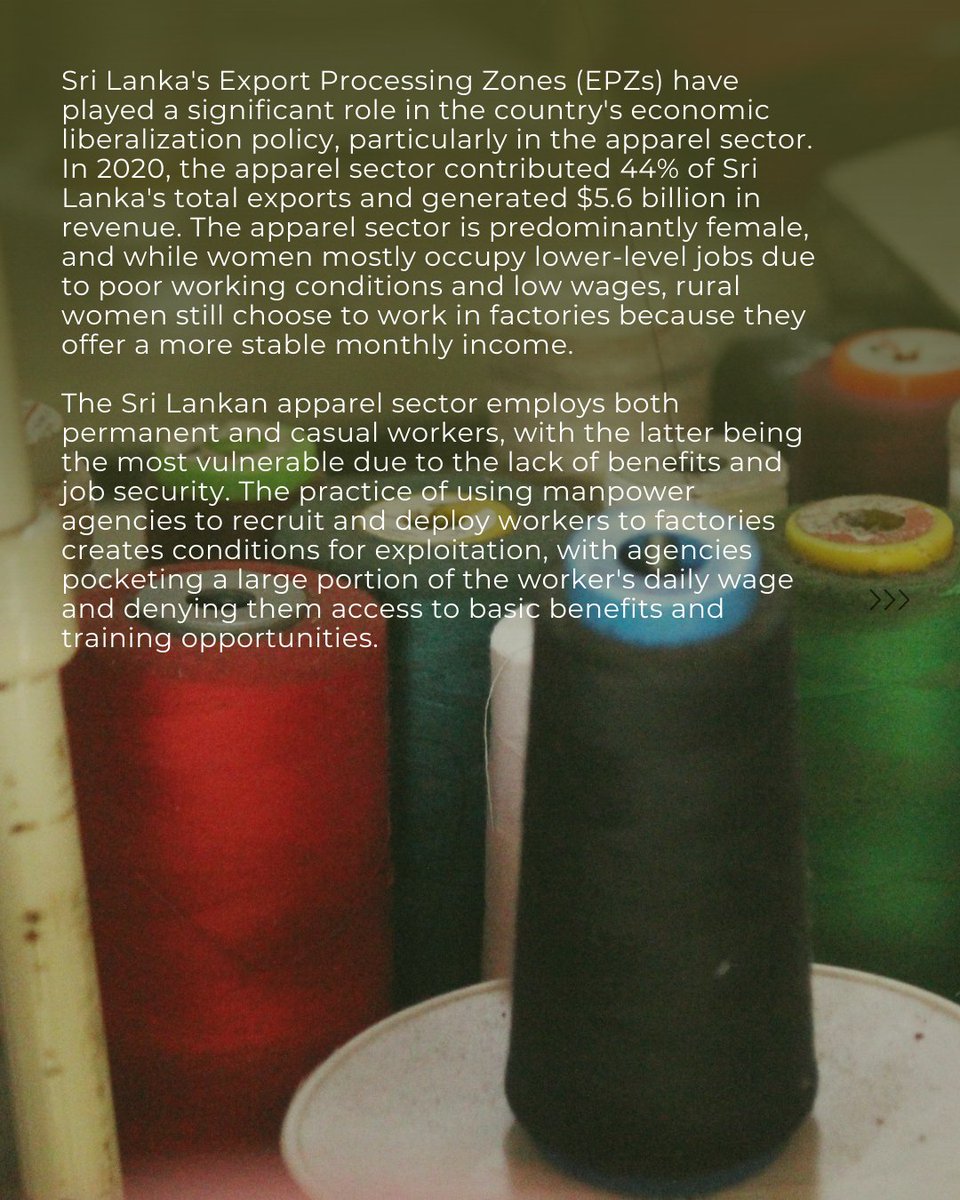 forum_asia's tweet photo. The "Threads of Injustice" report launched by @forum_asia and @lstlanka sheds light on the harsh realities of manpower workers in #SriLanka's apparel sector. Despite contributing significantly to exports, they face unfair wages, unsafe working conditions, and #discrimination. https://t.co/WY21KQwvVQ