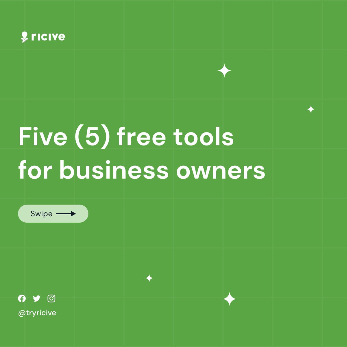 tryRicive's tweet photo. Running a business can be tough, here are five (5) free tools available that can make things a little easier.

Have you used any of these tools before? Let us know in the comments which one is your favorite! https://t.co/vKQQ0jLhuc
