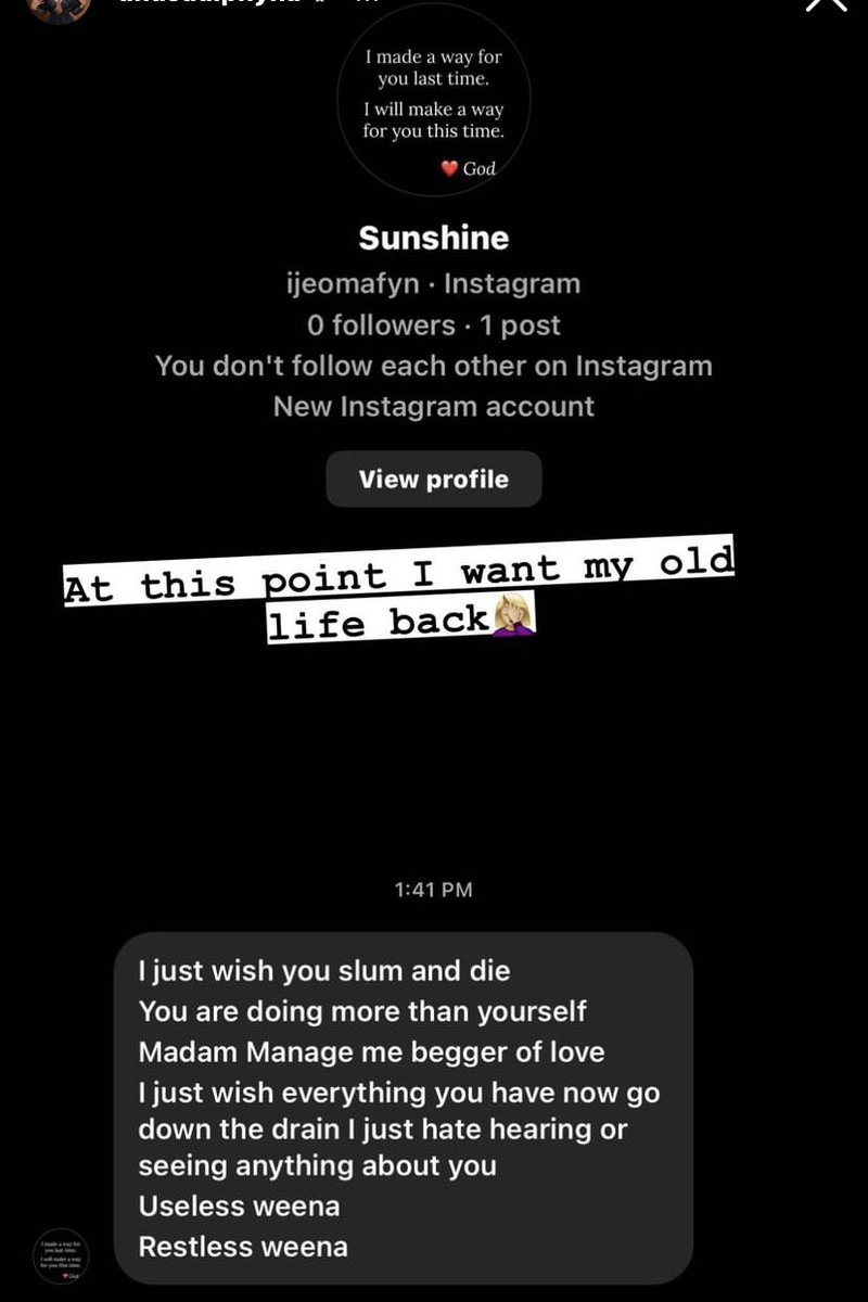 JamesIsraelAyo1's tweet photo. "At this point I want my old life back" - Bbnaija S7 winner, Phyna says after getting death threats https://t.co/dRzduKjetD