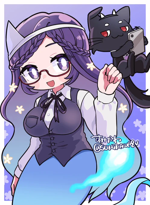 Skeb納品しました～～!#BakehanaKamini さんを描かせていただきました!#kaminiart #Skeb #Commission 