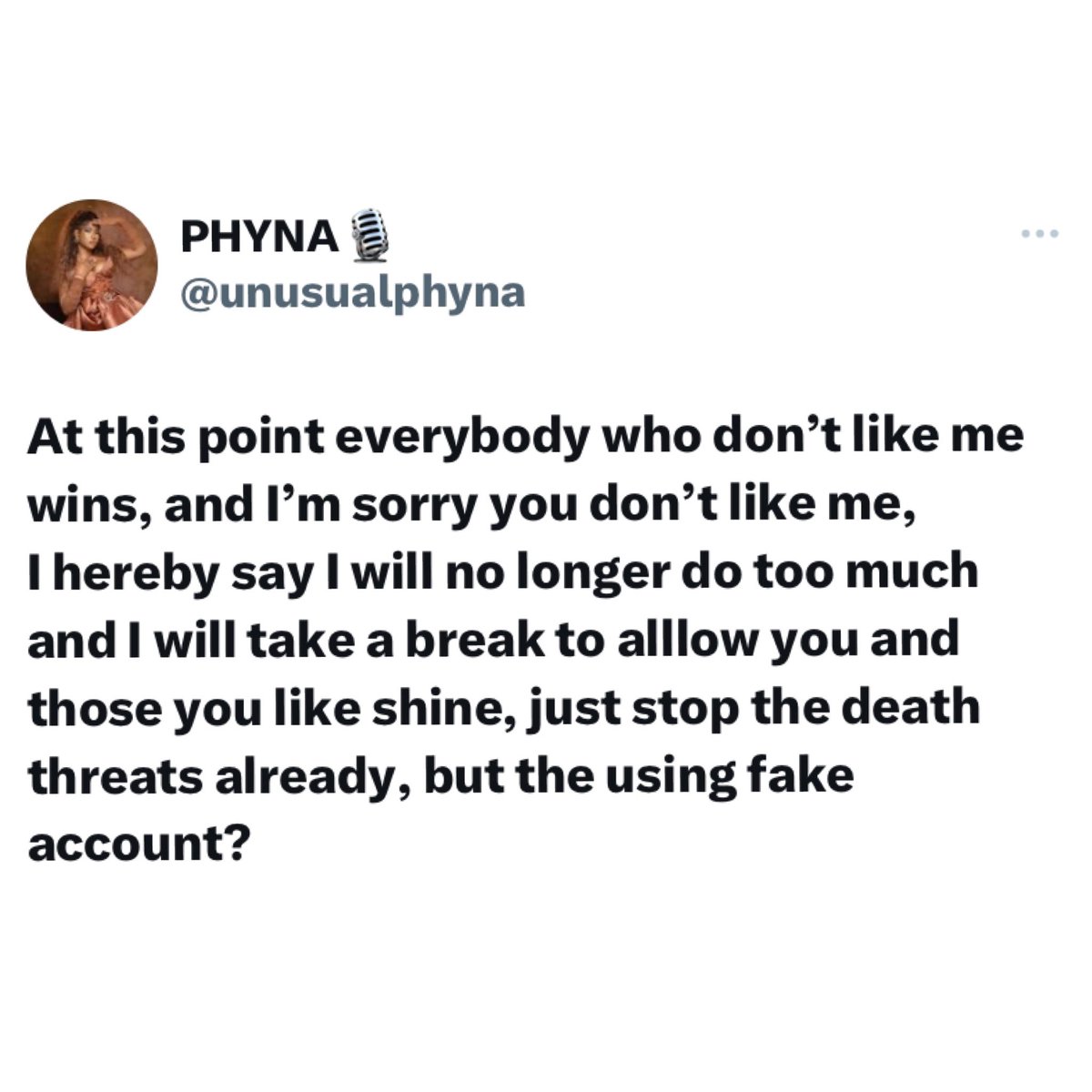 JamesIsraelAyo1's tweet photo. "At this point I want my old life back" - Bbnaija S7 winner, Phyna says after getting death threats https://t.co/dRzduKjetD