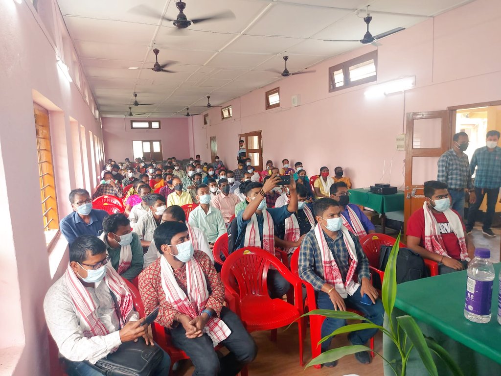 BongaigaonNhm's tweet photo. Ceremonial distribution of Nutrition Supplement to TB Patient under Nikshya Mitra Program, sponsored by Spandan Diagonistic Centre Pvt. Ltd. in presence of Sri. Mogen Narah, ADC (Health), Dr. P.K Roy, Jt.DHS, Dr. Achinta Roy,Spandan and other officials.@nhm_assam @keshab_mahanta https://t.co/ThrXKaNWt2