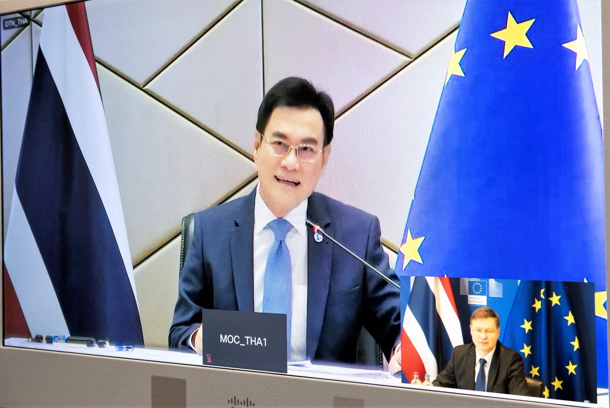 *EU &amp; THAILAND RELAUNCH TRADE DEAL TALKS*
 
I warmly welcome relaunch of negotiations with 2nd largest economy in #ASEAN region. 
 
A modern, dynamic 🇪🇺-🇹🇭 FTA would benefit both sides &amp; strengthen/diversify EU trade ties with Indo-Pacific. 
 👉europa.eu/!cR6Vd4
 
#EUTrade