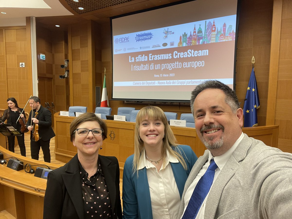 fonsi1x2's tweet photo. Last moments to start the ME of @CreaSTEAM_proj @creasteam at Italian Parlament @fidaeNazionale @LaSalleBCN https://t.co/au0bAFBZJc