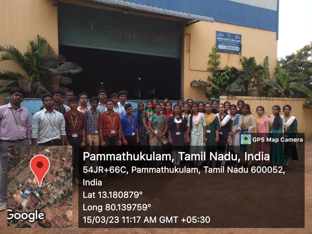 EceRmkec's tweet photo. II Year ECE B section students of R.M.K. Engineering College visited Chennai Electricals Engineering Pvt. Ltd. on 15/03/2023
Students have gained practical knowledge about rewinding of DC motors, DC generators and AC high voltage motors.
#students #Industrial_visit
#RMKEC #ECE https://t.co/LgDELabIRw