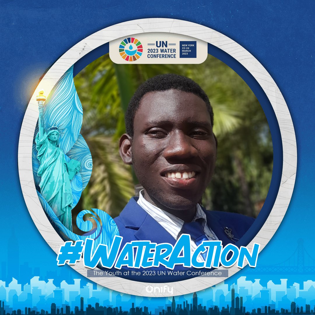 I am Boluwatife from Nigeria, and I am one of the voices from across the world amplifying water action for a livable and sustainable future.

#UN2023WaterConference #WaterAction #EarlyWarningsForAll #UN1FY #YDPA #Icount #FillUpTheGlass #excellentempire