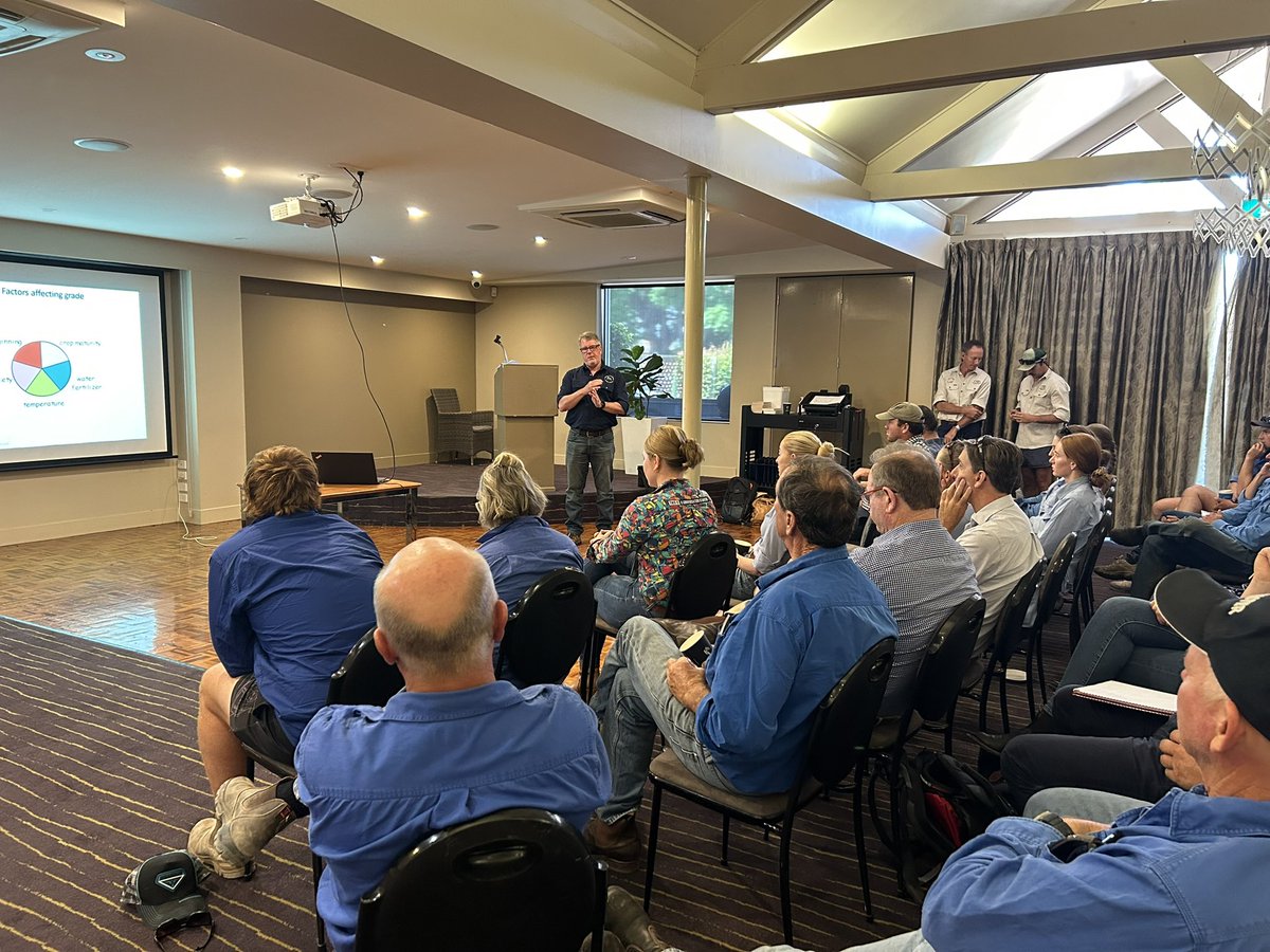 CottonInfoAust's tweet photo. Excellent turn out at the Marketing and Fibre Quality Workshops held in Goondiwindi &amp; Mungindi yesterday.

If you didn’t make it, stay turned for the next CottonInfo podcast featuring our CottonInfo Fibre Quality Technical Lead Rene van der Sluijs who presented yesterday 👌🏻 https://t.co/Xi9kqo3X0g