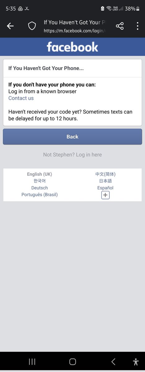 PaniKattack43's tweet photo. @facebook How exactly do I contact you like it says to do here? I followed this link and I was taken to the help center, which has no way of contacting you guys. Some help would be greatly appreciated. One step from recovering my account, just having issues with 2FA https://t.co/FS7ncGojsU