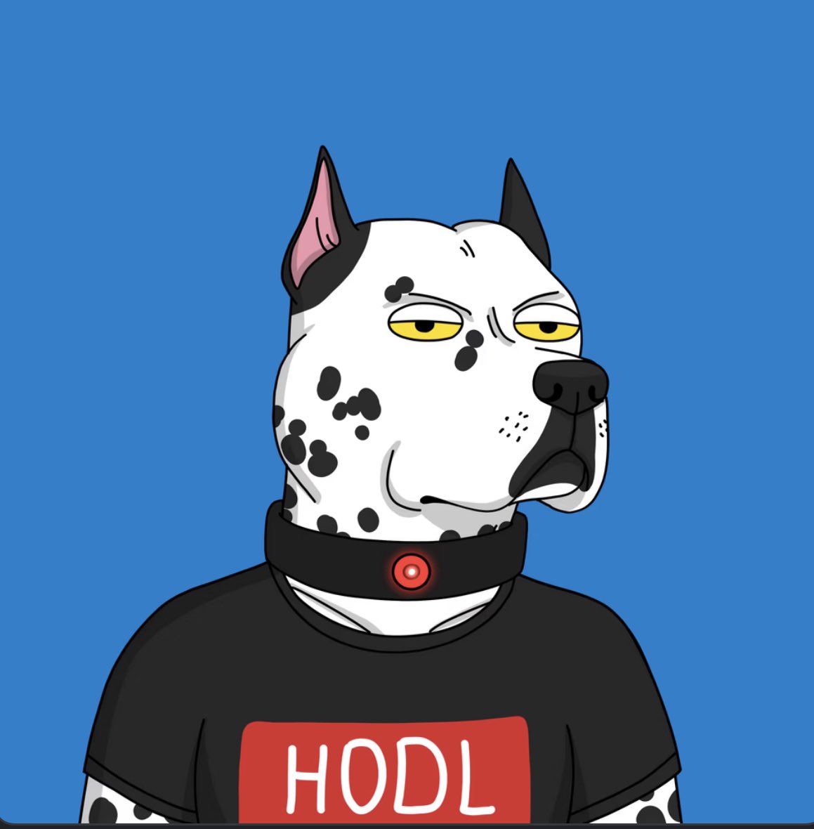 Redleader604's tweet photo. Trilogy 2 is a #hodl pupper @GutterCatGang now I’m #hodlgang like a bitch 🤷🏼♀️😂 #TrilogyTuesday https://t.co/5jKkbLtugw