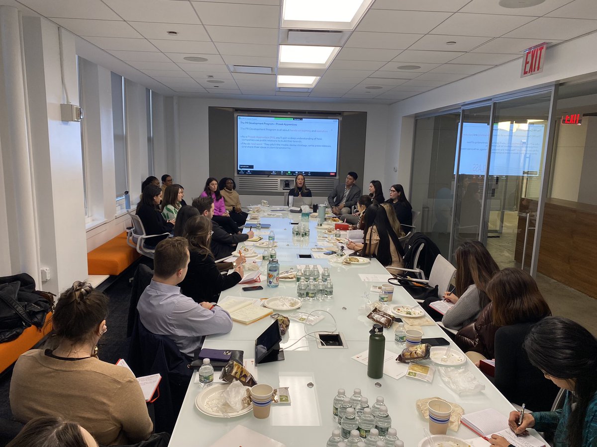 PRLab (@prlab_bu) on Twitter photo During spring break, selected @comatbu PR students were gaining industry insight for PRLab’s annual NYC tour.
Students connected with agencies <a href="/GolinNYC/">Golin New York</a>, dna communications, <a href="/WeberShandwick/">Weber Shandwick</a>, <a href="/ProsekPR/">Prosek Partners</a>, <a href="/5W_PR/">5WPR / 5W PR</a>, and @BCWGlobal. #networking #publicrelations #careerdevelopment During spring break, selected @comatbu PR students were gaining industry insight for PRLab’s annual NYC tour.
Students connected with agencies <a href="/GolinNYC/">Golin New York</a>, dna communications, <a href="/WeberShandwick/">Weber Shandwick</a>, <a href="/ProsekPR/">Prosek Partners</a>, <a href="/5W_PR/">5WPR / 5W PR</a>, and @BCWGlobal. #networking #publicrelations #careerdevelopment