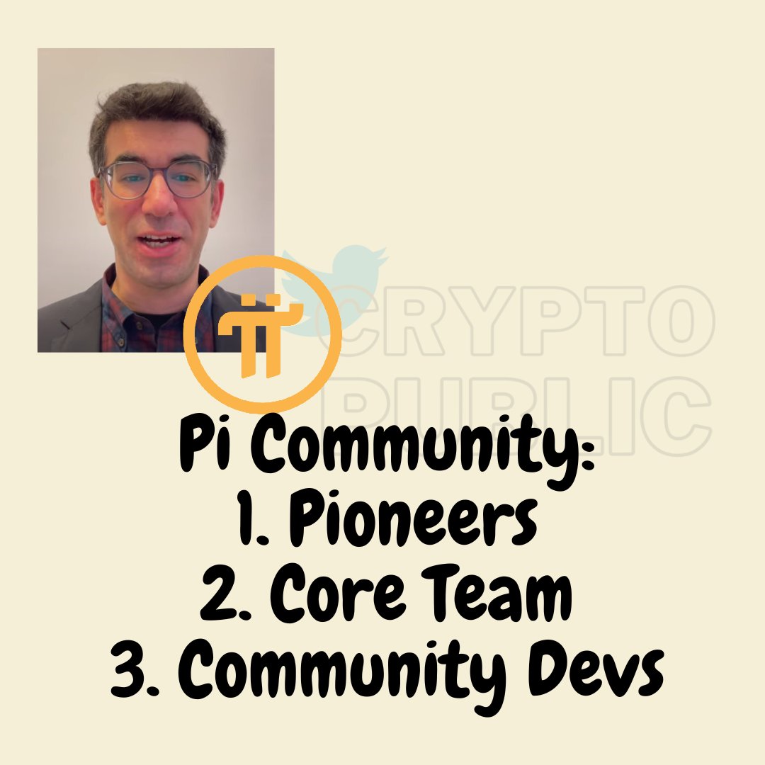 Listening to video released by the Core Team on 3.14. Roughly, we can go to Open Mainnet, if we're working together as Pi Community: as #Pioneers, Core Team and Community Devs #PiNetwork. Let's do it based on our roles in Pi Community.
Me: mining, tweeting + about Pi Community.