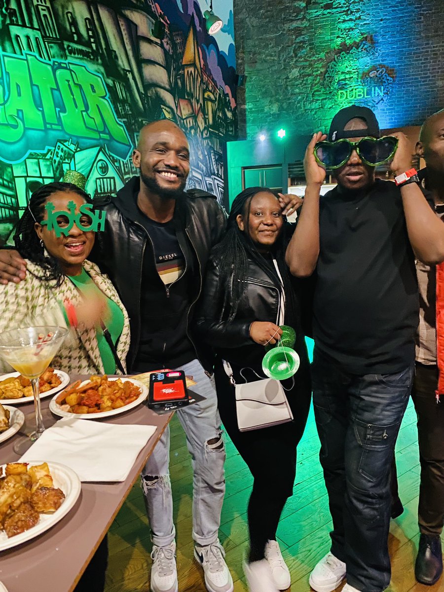 The greatest part of travel & studying abroad is learning to appreciate culture & people. We celebrated #StPatrickDay in style. #irelandfellows from Zimbabwe joined other fellows from across the globe to mark this day. @ICOSirl @IrlEmbPretoria @IrlAmbRSA @Munei_Kujeke