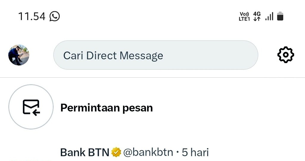 DeniDozer's tweet photo. @bankbtn Itu udah 5 hari wkwk https://t.co/CfL0XMP23w