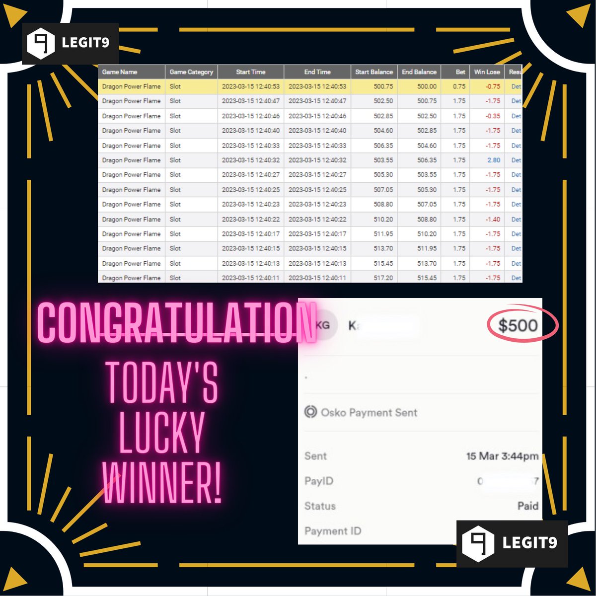 Legit9Aus's tweet photo. Congratulations to our lucky Winner today! 🤩🤩 Your luck has paid off, and you are now the proud recipients of some amazing prizes.  Enjoy your prizes, and may this be the start of a lucky streak for you!"

https://t.co/bhXI7ZZwcL https://t.co/2K8jTKoPKU