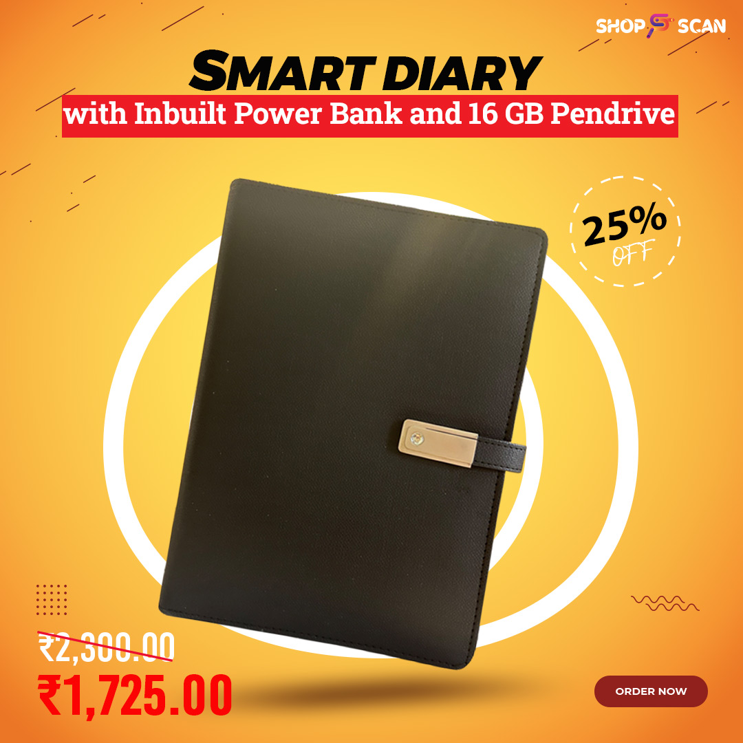 Smart Diary with Inbuilt Power Bank and 16 GB Pendrive

Buy Now: shopscan.in/product/smart-…

#diary #smartdiary #smartgadget #gadget #inbuiltpowerbank #powerbank #pendrive #diarywithpendrive #diarywithpowerbank #shopscan