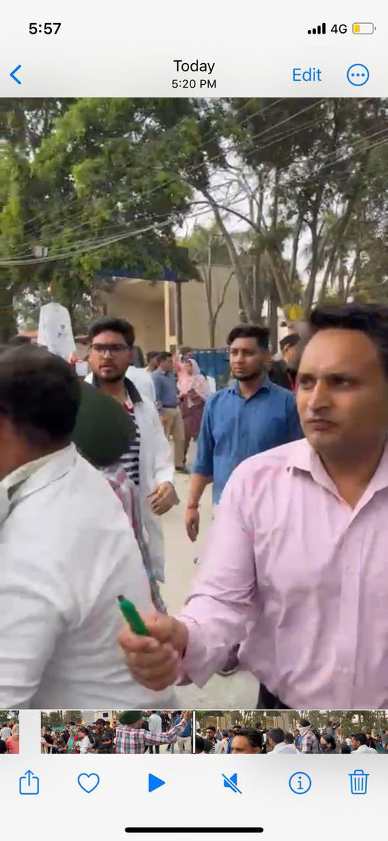 riya_gothi's tweet photo. These goons were sent from management. We were beaten and principal was standing watching this. 
One video is from inside our administration block where they were clearly seen.  #sgrrfeehike 
@PMOIndia @pushkardhami @NMC_IND @IndianMedAssn @aajtak @ZeeNewsEnglish https://t.co/DfzS96H1IC