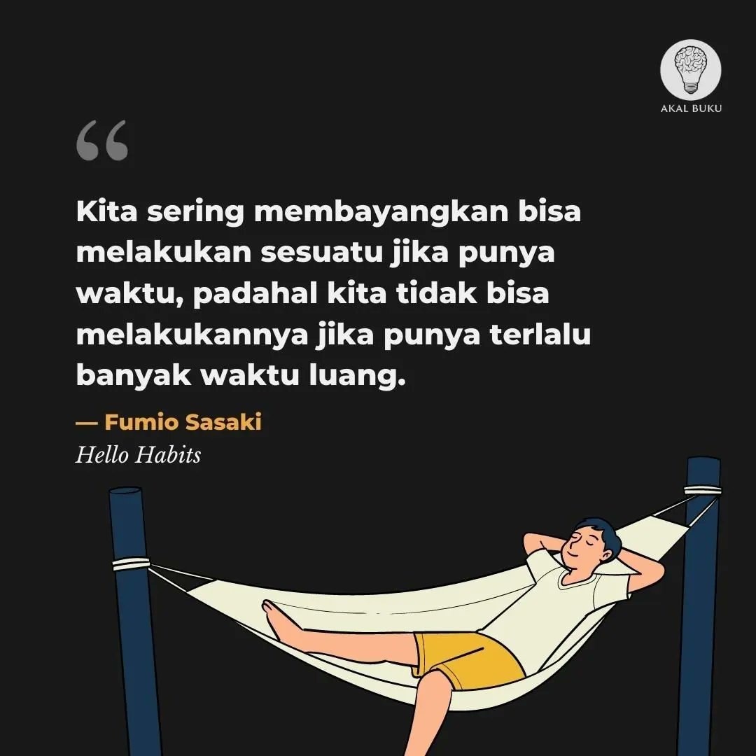 AkalBuku's tweet photo. Melalui buku ini, Penulis buku Goodbye, Things, buku best seller internasional, berbagi wawasan dan praktik untuk membantu kita bersahabat dengan kebiasaan dan menjadi sosok diri kita yang terbaik. https://t.co/U6lEl3kwm3