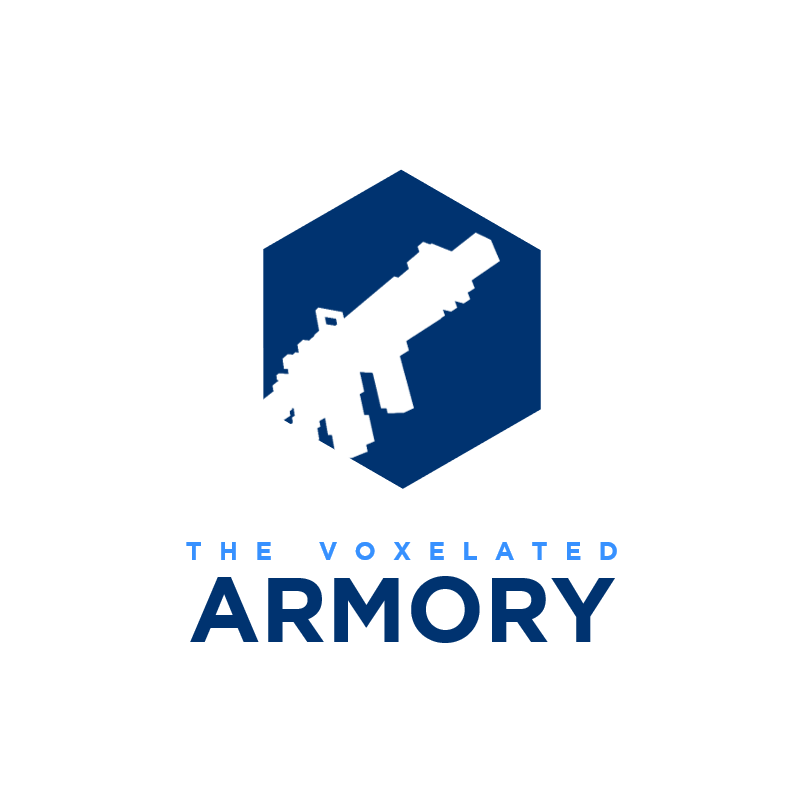 CinemaHanwil's tweet photo. The Voxelated Armory's new logo is revealed! https://t.co/5jgFLDvfbU
