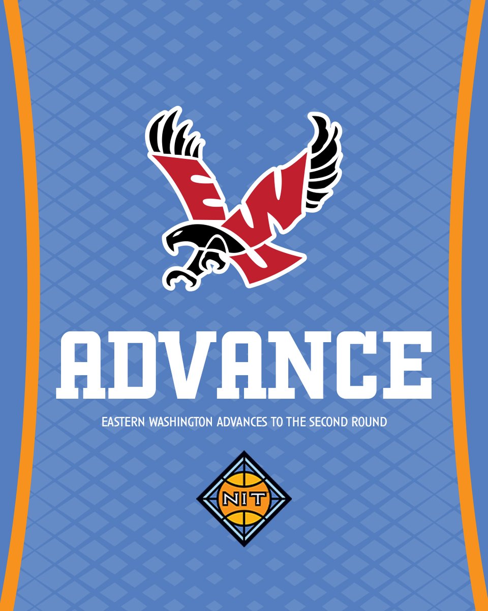 Advance ➡️ <a href="/EWUMBB/">EWU Men's Basketball 🏀</a> 

The Eagles win 81-74 against Washington State and move on to the #NIT2023 Second Round! #NITMBB