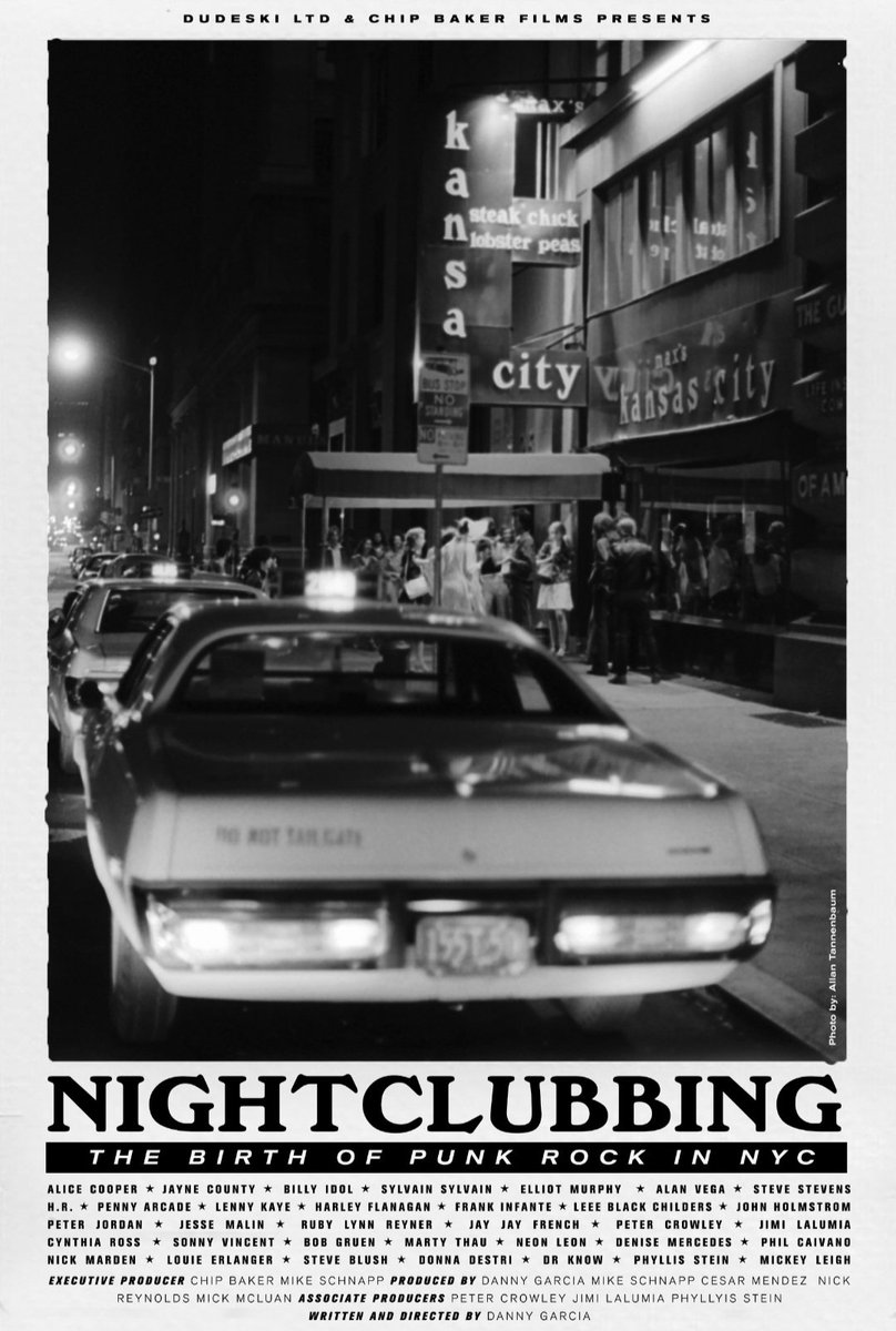 djunclemike's tweet photo. "NIGHTCLUBBING: THE BIRTH OF PUNK ROCK IN NYC" is AVAILABLE NOW! The first-ever documentary about NYC nightclub Max's Kansas City (1965-1981).

Digital view/purchase link at Night Flight:
https://t.co/lrfGiuyLQA 
And mobile app: https://t.co/rpTBY94BgE
DVD available on Amazon! https://t.co/UcXyZdopDH