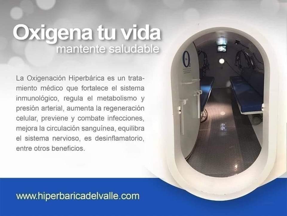 HBOT_Mexico's tweet photo. La terapia de Oxigenación Hiperbárica puede ayudarte #postcovid #cicatrización #rehabilitación #lesionesdeportivas #oxigenación #calidadevida #antiaging #cdmx #camarahiperbarica https://t.co/LH38sOKfmX