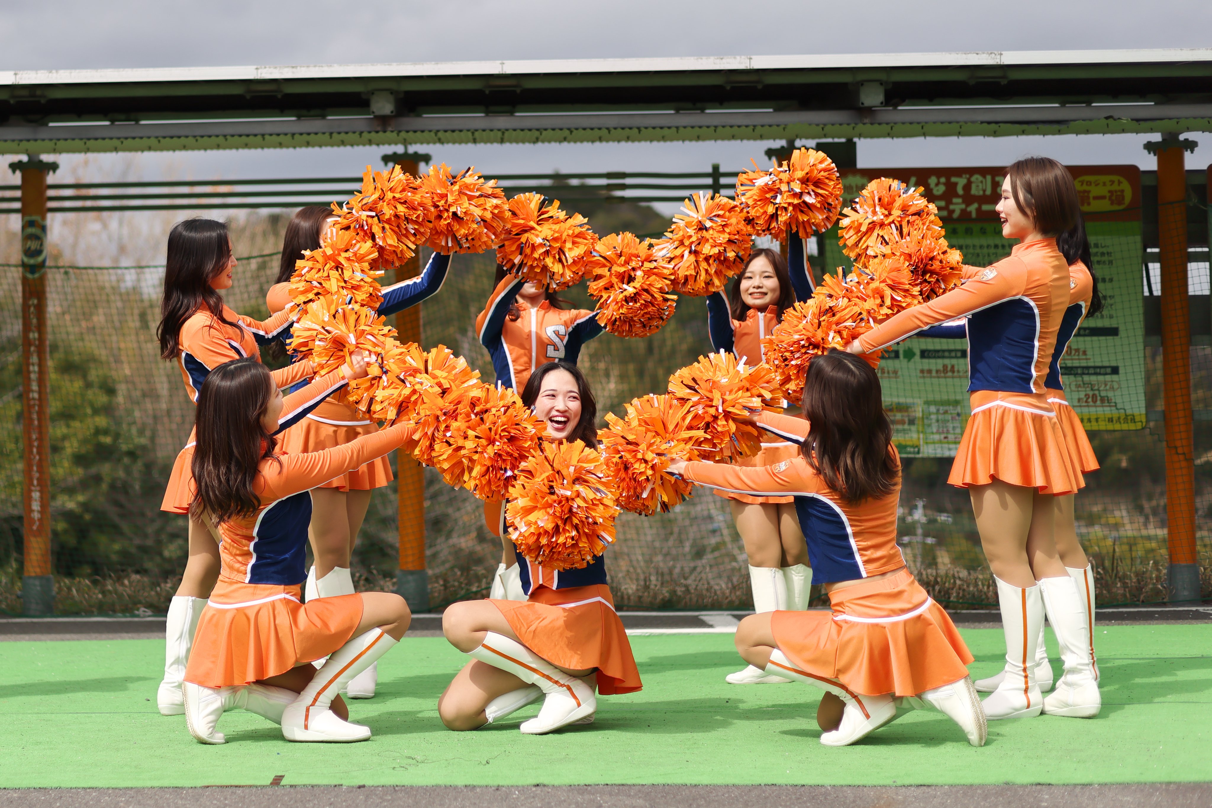 エスパルスダンスORANGE WAVE チアウェア セット エスパルスダンスORANGE WAVE チアウェア セット チアダンス