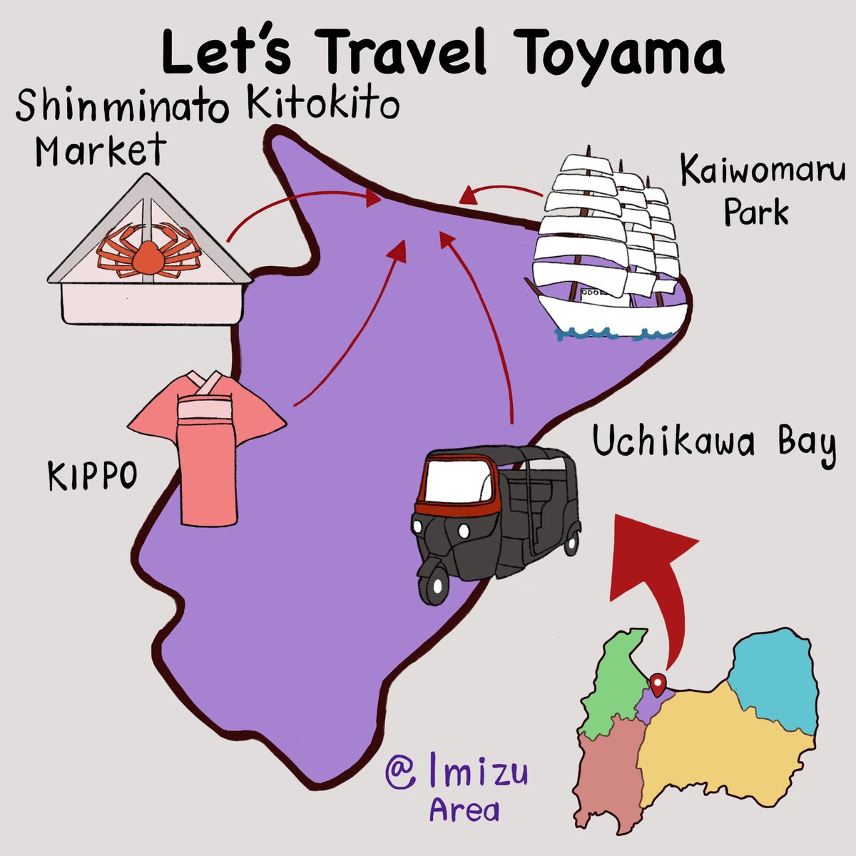 ToyamaVisit's tweet photo. The Imizu area is a hidden gem slowly gaining popularity, with its exquisite seafood and beautiful seaside attractions! 🐟🚢✨ https://t.co/an3qF59bEy