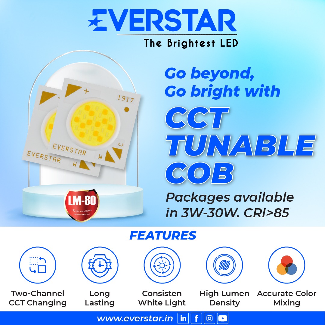 lumens_tech's tweet image. &quot;Light up your space with precision and control with our CCT tunable COB LEDs! 🌈✨ .
.
Follow @everstarled to know more!
.
#everstartled #ledlighting #ledcomponents #ledlightshow #ledlightsolutions #ledstreetlight #streetlights #tubelights #backlights #indoorlighting