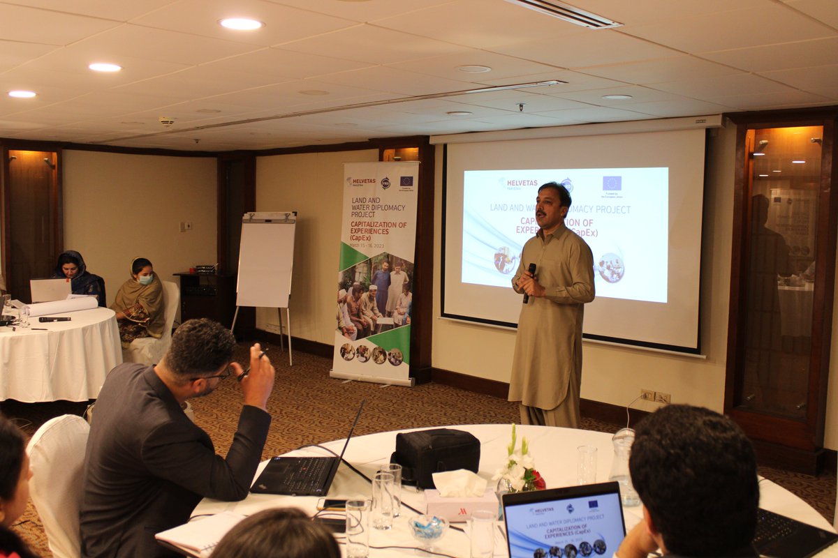 HelvetasP's tweet photo. "Helvetas has left a remarkable impact on the lives of people living in Kurram, Bajaur, Mohmand and Khyber by addressing their decades long disputes on land and water during the project life," Mr. Adil Saeed, Director General, SDU P&amp;DD KP
@EUpakistan @HelvetasCH https://t.co/GpNQTlyzPj