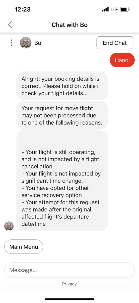 rcalmond's tweet photo. @airasia Thanks but that didn’t help. I chatted with Bo and ended up with the following. https://t.co/E47q3exjVe