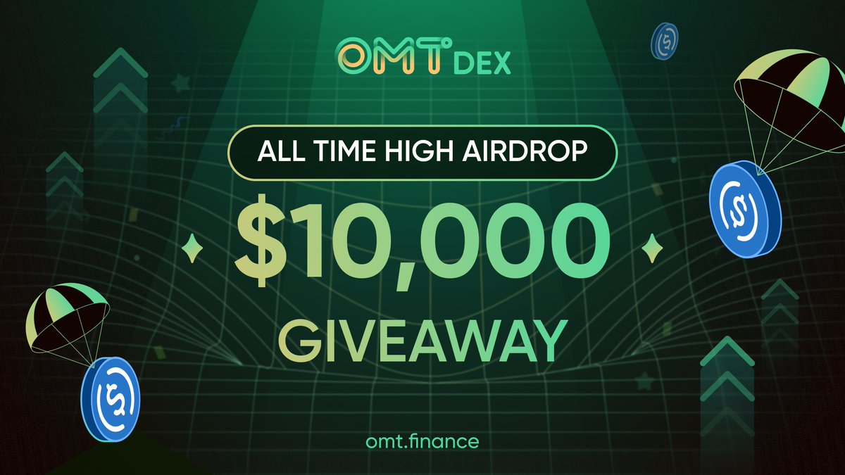 Open Meta Trade (💙,🧡) (@omtfinance) on Twitter photo 🚀 Open Meta Trade #AllTimeHigh Giveaway 🚀
🏆Prize Pool: $10,000 $USDCr
Join our #Airdrop to celebrate $OMT's new #ATH 🔥
To Enter:
🟢 Follow <a href="/OMTFinance/">Open Meta Trade (💙,🧡)</a>
🟢 RT & Tag 3 Friends
🟢 Submit address: earn.goonus.io/en/projects/OM…
#Giveaways #Crypto #USDC #RealYield #DeFi #Arbitrum 🚀 Open Meta Trade #AllTimeHigh Giveaway 🚀
🏆Prize Pool: $10,000 $USDCr
Join our #Airdrop to celebrate $OMT's new #ATH 🔥
To Enter:
🟢 Follow <a href="/OMTFinance/">Open Meta Trade (💙,🧡)</a>
🟢 RT & Tag 3 Friends
🟢 Submit address: earn.goonus.io/en/projects/OM…
#Giveaways #Crypto #USDC #RealYield #DeFi #Arbitrum