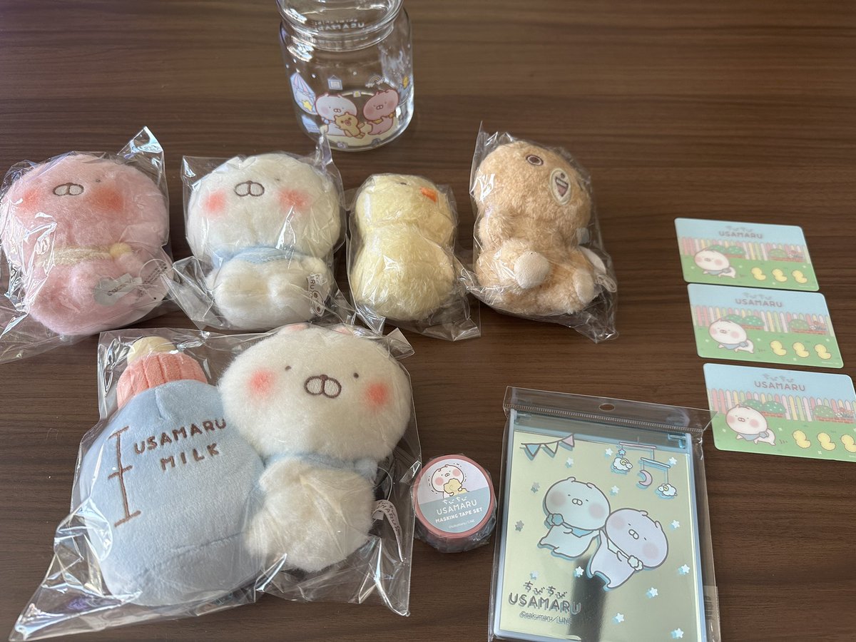 setsu_5221's tweet photo. 今日の戦利品✨
またまだ回収予定！次は19日かな😍

今までのうさまらーカード同様、複数枚コレクション用にゲット😆

#うさまる
#ちひちびうさまる
#ちびちびうさまるのおへや https://t.co/WySXnTv4Ih