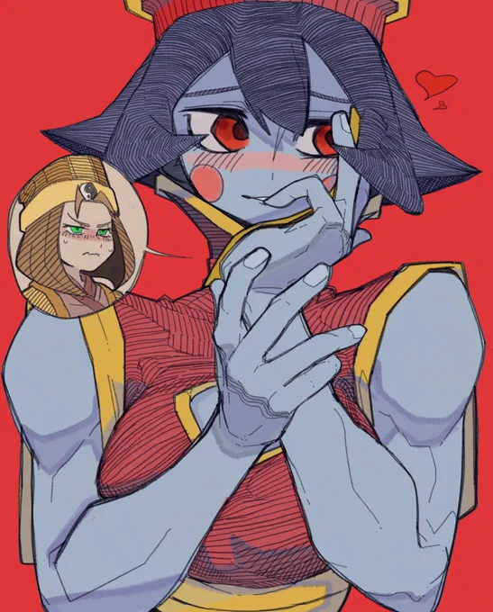 適当に描いてたら姉妹百合咲きました 