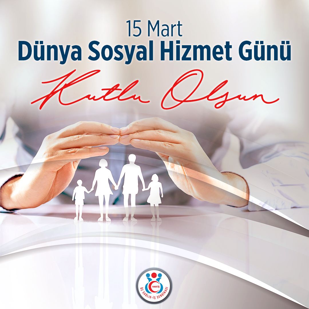 Toplumun en mağdur ve en fazla yardıma ihtiyacı olan kesimlerine hizmet veren, onlarla gönül bağı kurup her an yanlarında olan sosyal hizmet çalışanlarının #DünyaSosyalHizmetGünü’nü kutluyor, bugünkü gibi zor zamanlarda gösterdikleri fedakârlıkları minnetle hatırlıyoruz.