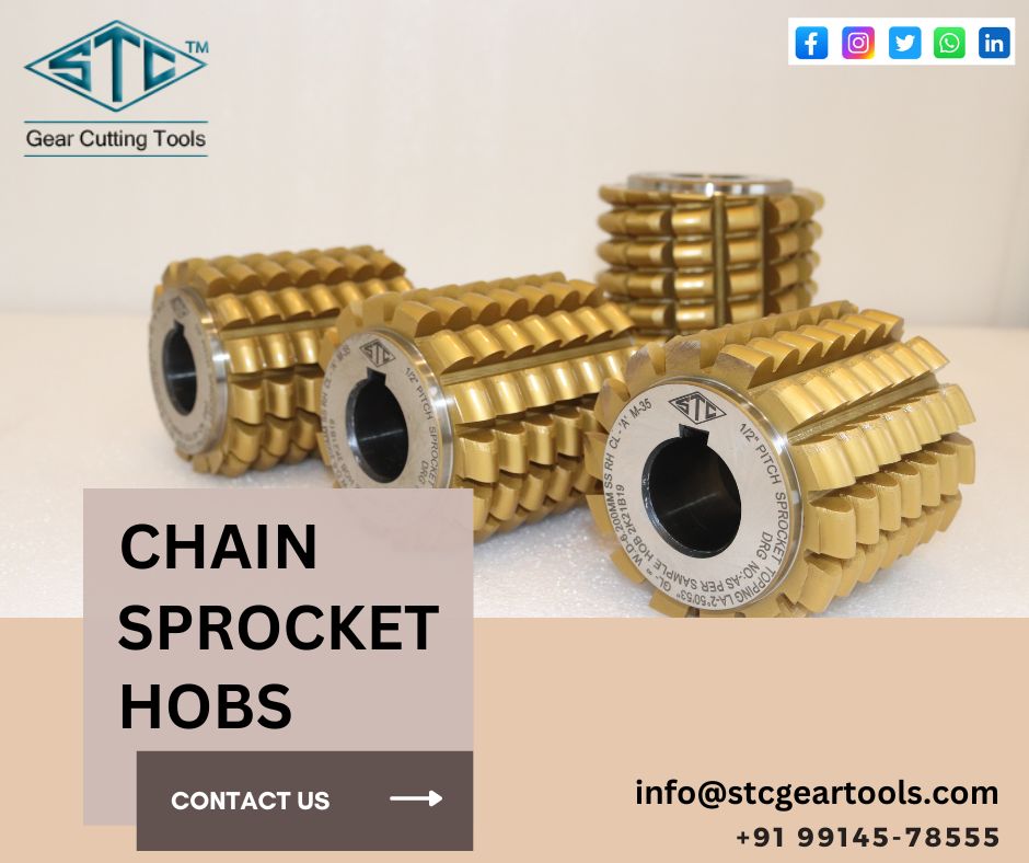 stcgeartools's tweet photo. Chain Sprocket Hobs are specially designed in multi-threads for high productivity.
Website: https://t.co/YpSSnXWU1Z
Send your Enquiry at info@stcgeartools.com
#chainsprockethobcutter #gearcuttingtools #gearhobcuttersuppliers #stcgeartools #supertoolscorporation https://t.co/aTQPH8Grw2