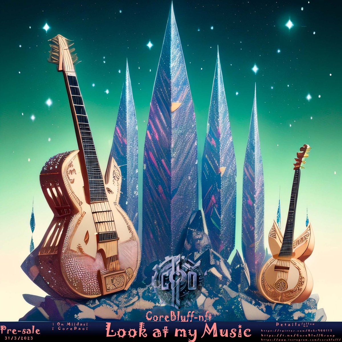 Oskr900117's tweet photo. ✨Dear Fam We are pleased to announce that our new Look at my Music GOLDEN EDITION collection joins the #Metaverse #NFT. and the opening of our group on telegram where you will have more information.✨ #miidasnft #Coreisla #CoreDao_org #CoreBLuff @miidasnft @Coredao_Org https://t.co/mz9BiesziE