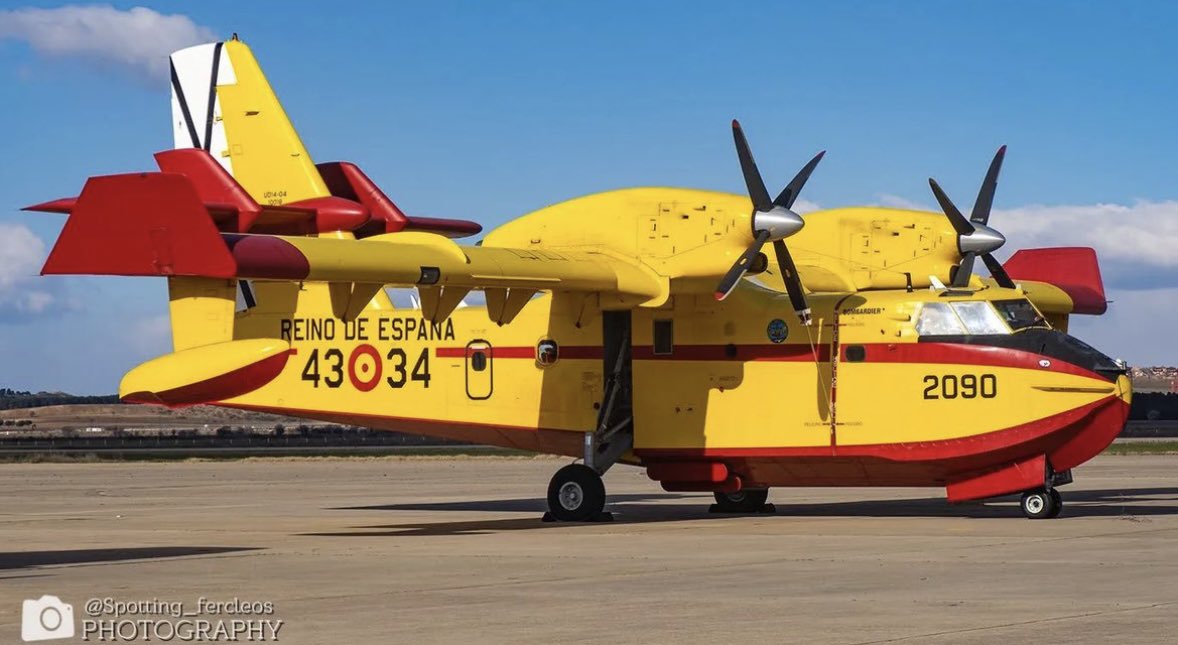 air_comment's tweet photo. spotting_fercleos UD.14-04 © 2090 - Canadair
#ala43 #canadair #canadaircl415 #apagafuegos #botijo
#apagafuegos #BLACKPINK #apagayvamonos #basetorrejon #leto
#aviacion #aviationlovers #aviation #spotter
#spottingfercleos #spotterday #spotting_fercleos
#spainairforce https://t.co/IekBYTls7F