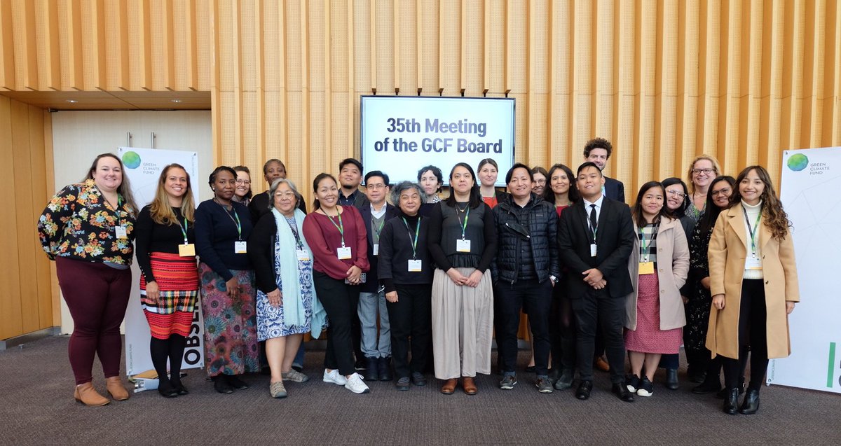 GenevieveIWGIA's tweet photo. It has been great for @iwgia to be part of the CSOs observers at the #GCFB35 - a lot of strong and knowledgeable voices, including #IndigenousPeoples representatives, that have been following the @theGCF for many years! https://t.co/bnMLMnIGt3