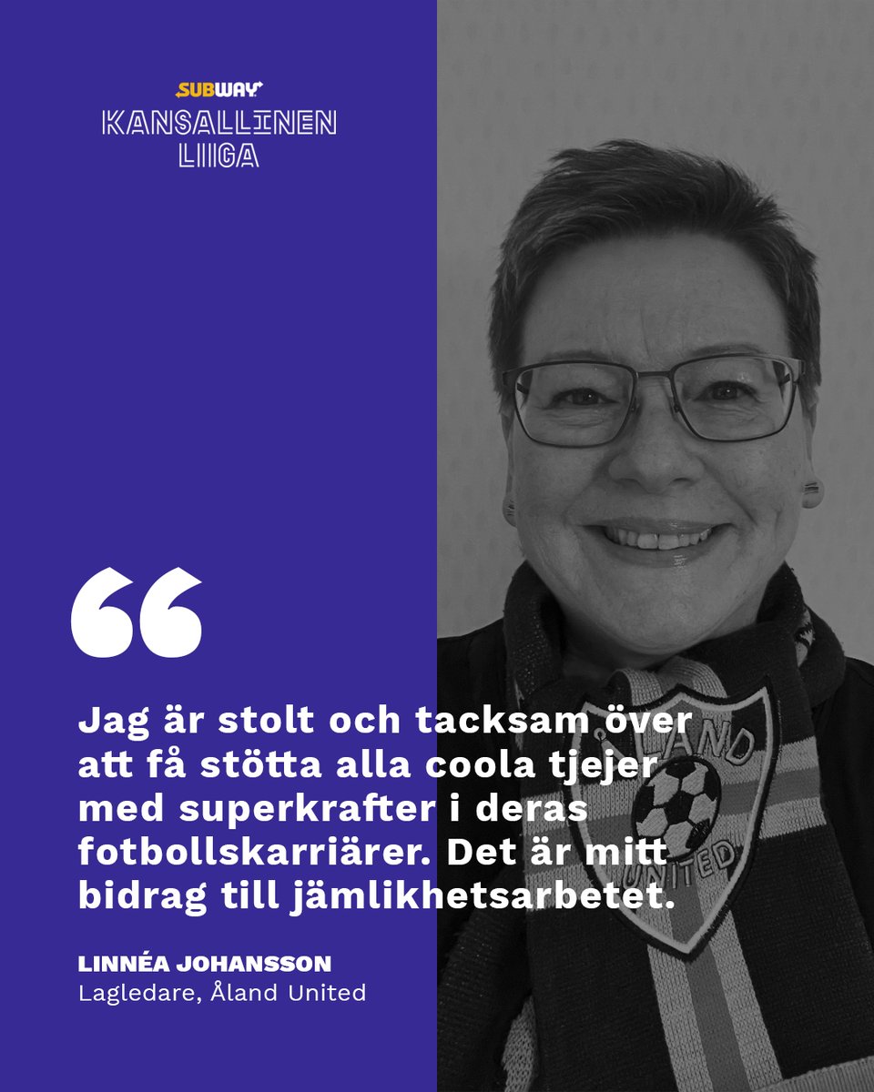 KansallinenL's tweet photo. Kvinnor tillhör i idrotten - Linnéa Johansson

Subway Nationella Ligan lyfter fram kvinnor som bygger modern, jämställd fotboll under perioden mellan kvinnodagen och jämställdhetsdagen, 8-19 mars.

#NationellaLigan https://t.co/KZPAGB1vfU