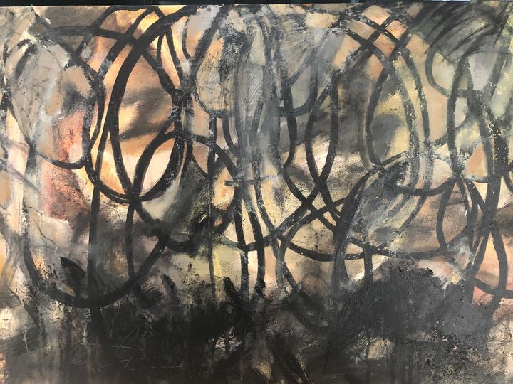 ksteinartist's tweet photo. Art of the Day: "TANGLED TOGETHER". Buy at: https://t.co/Pfd6XvTi9E https://t.co/ILnGEDtdap