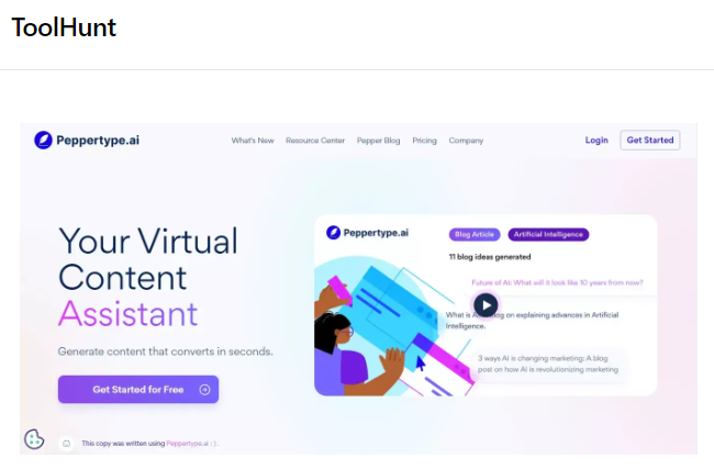 ToolHunt ๐ก (@toolhunt_tech) on Twitter photo AI Tool 131 ๐
๐ Want to increase conversions and drive more sales for your business? ๐ Check out <a href="/peppertype_ai/">Peppertype.ai</a> an AI-powered content writing tool that creates high-converting content tailored to your target audience. ๐ฏ Say goodbye to generic content and hello to more sales! AI Tool 131 ๐
๐ Want to increase conversions and drive more sales for your business? ๐ Check out <a href="/peppertype_ai/">Peppertype.ai</a> an AI-powered content writing tool that creates high-converting content tailored to your target audience. ๐ฏ Say goodbye to generic content and hello to more sales!