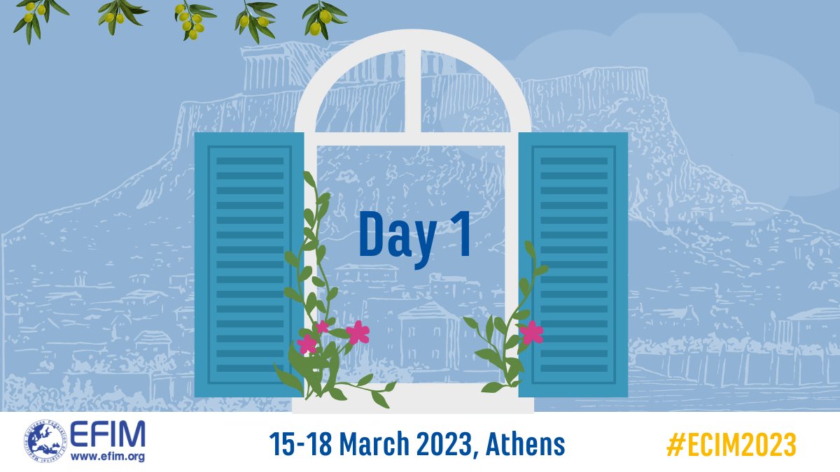 EFIM_EU's tweet photo. Welcome to the first day of #ECIM2023! Our much-anticipated Congress is finally starting, and we can’t wait to hear all of the amazing science. Don’t forget to share your experience on Twitter and Facebook, using the hashtag. 

Visit us at > https://t.co/w6PA1s94GC 

#internist https://t.co/SSP45nQSDp