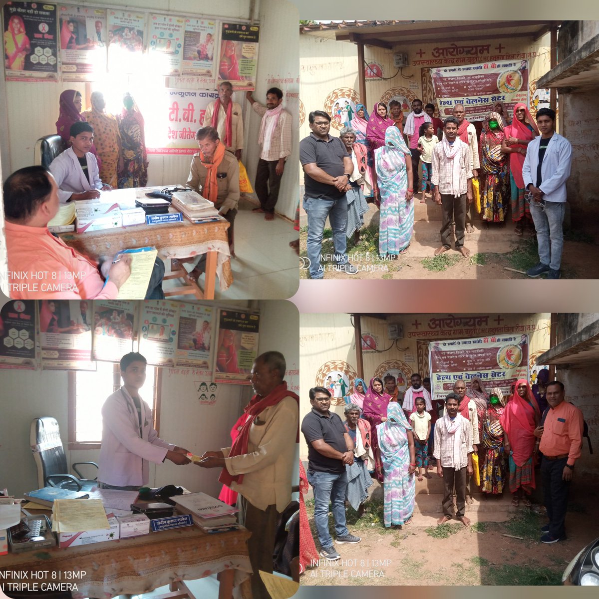 SaketHealth's tweet photo. #Health_mela 14thMarch 2023
TB Screening, Sputum collection,
NCD Screening,OPD ,VHND, ANC check at #Hwc_BAHUTI block HANUMANA district rewa
By # SANDEEP KUMAR_ SAKET
@NHM_MP @ABHWC_MP @MoHFW_INDIA @shirish0788 @PratikM22167686 @DrRoshni17 @Jhpiego @USAID_NISHTHA @NHM_MPHealth https://t.co/8nXr9tgShb